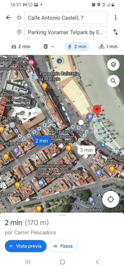 Apartamento Junto A La Playa Peniscola Bagian luar foto